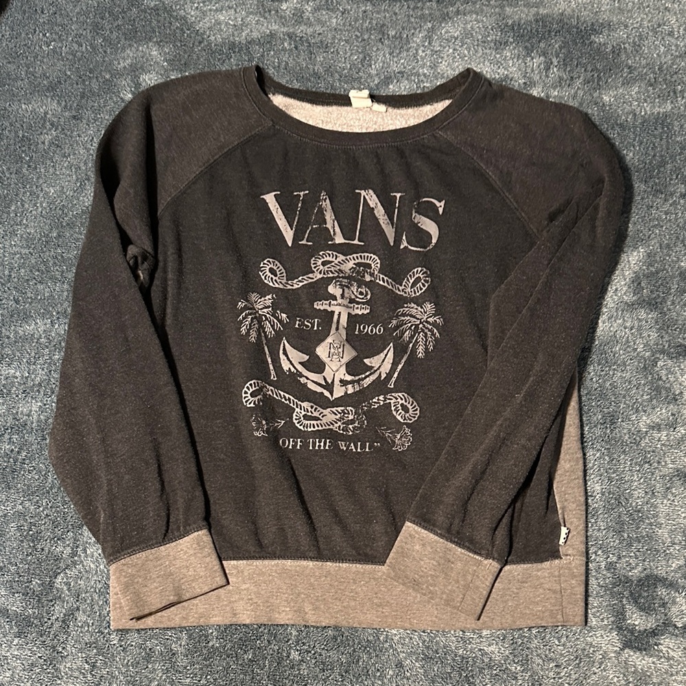 Vans Black and Brown Anchor Sweatshirt